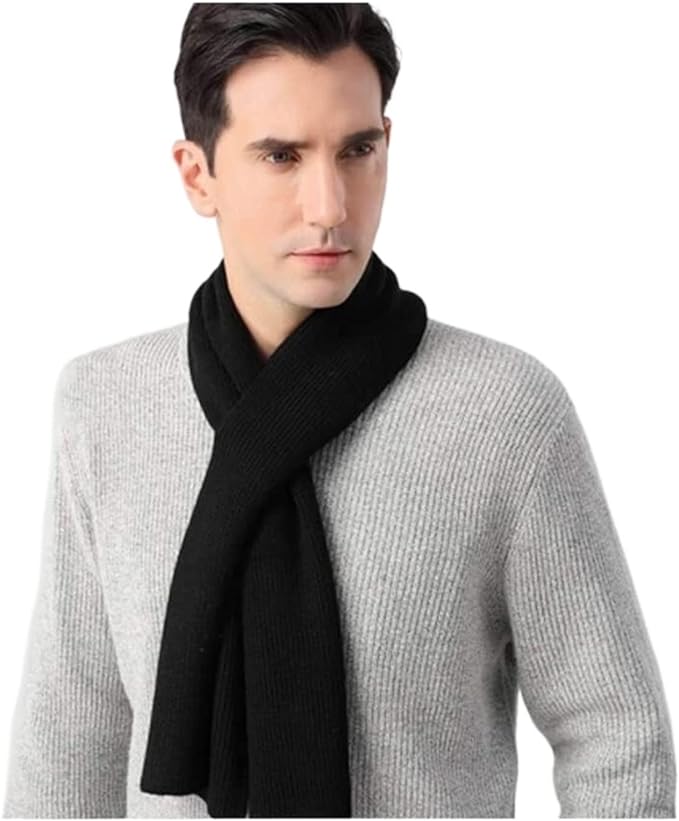 Shawl Wraps Scarf Cold Weather Scarves Men’s Wool Scarf Knitted Fashion Soft Warm Neckwear Scarves