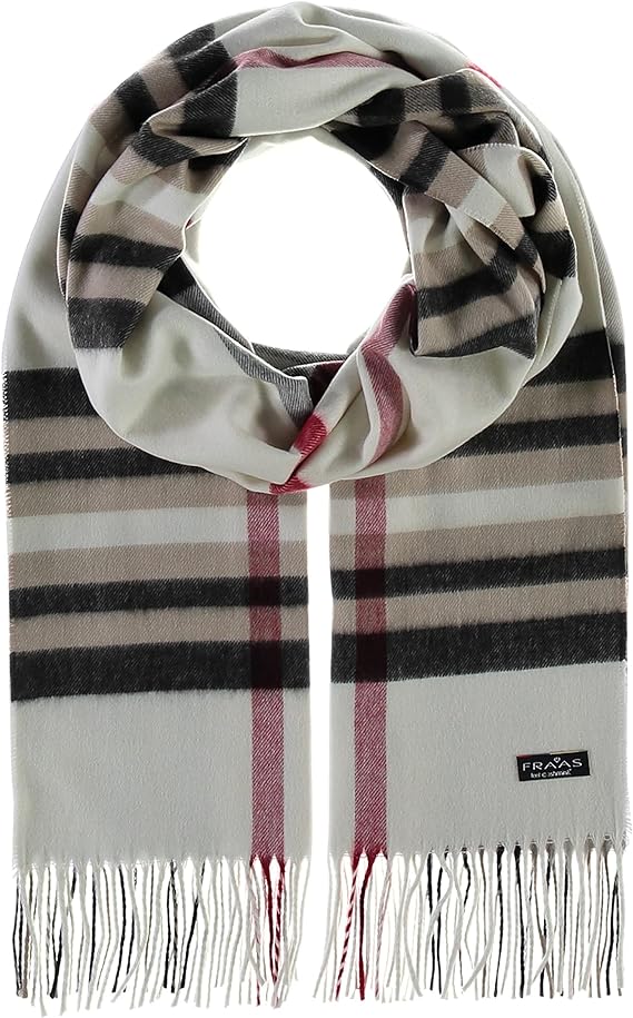 scarf plaid unisex made of pure Cashmink® – 53x200cm Softer than cashmere